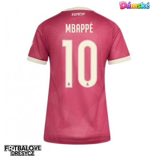 Real Madrid Kylian Mbappe #10 Dámské Alternativní Dres 2026-27 Krátký Rukáv Real Madrid Kylian Mbappe #10 Dámské Alternativní Dres 2026-27 Krátký Rukáv